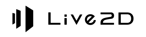 Live2D logo rectangle black